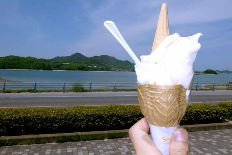 島波海道 生口島的百果園 Dolce冰淇淋瀨戶田本店