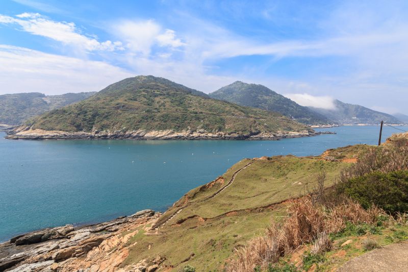 從大坵島上眺望海洋格外愜意 圖攝/吳仁凱
