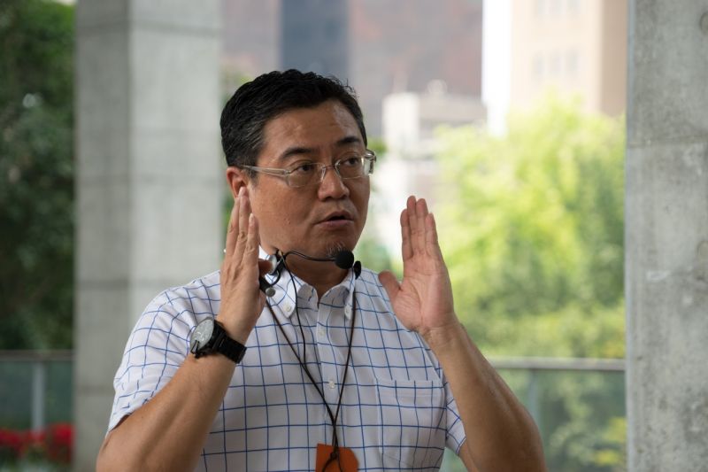 曾光宗副教授;攝影:台大藝文中心