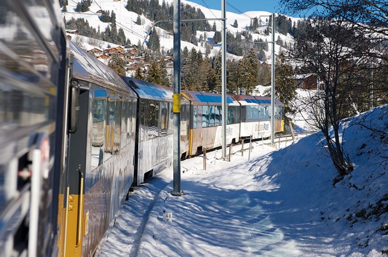  黃金列車堪稱瑞士美景精華之最。 （照片提供：123RF）