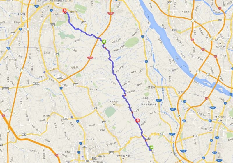 半程組路線。(翻攝自活動簡章)