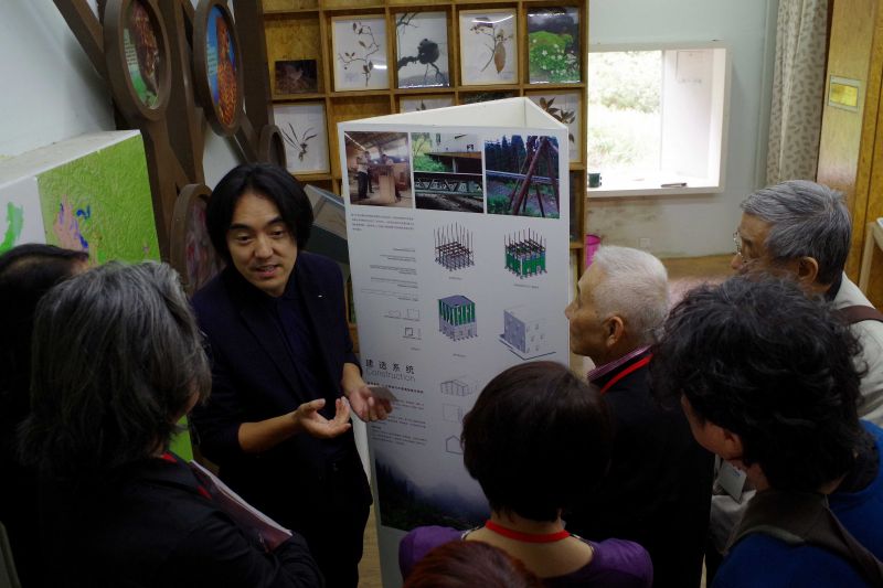成都佳作─朱競翔作品「崇州鞍子河自然保護區宣教中心」;攝影:王進坤