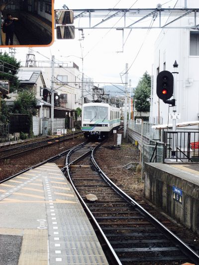 可搭乘叡山電鐵前往充滿藝文小清新的一乘寺車站。（圖片提供：李清志）