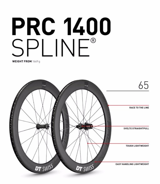 PRC 1400 SPLINE 65外觀(DT SWISS提供)