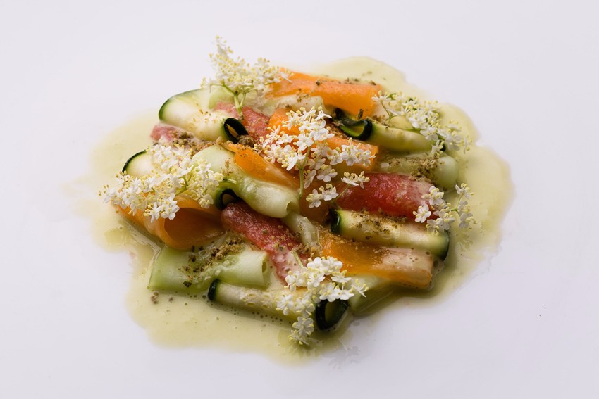 德吉洋二經典菜色:Cucurbitacea Salad。