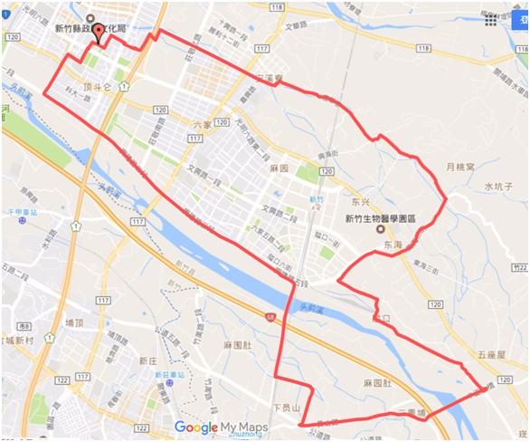 新竹場路線(翻攝自活動官網)