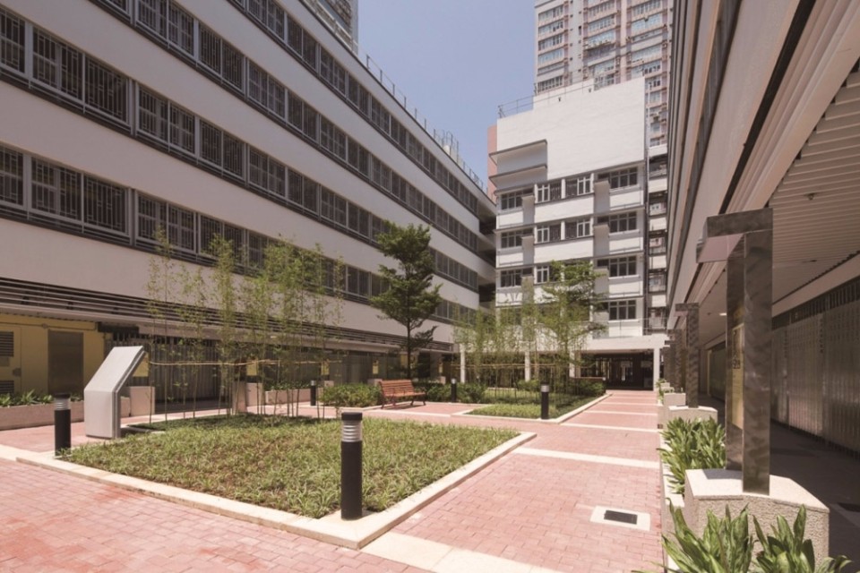 2017年香港建築師學會兩岸四地建築設計大獎住宅類銀獎-華廈邨;圖片提供/香港建築師學會