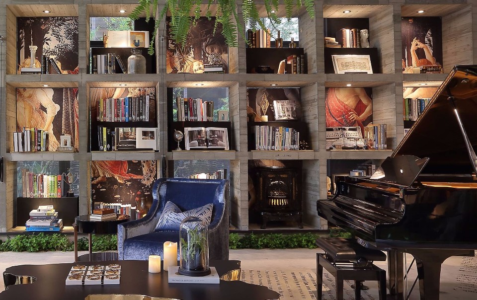 「樂樂書屋」設計感十足的閱讀空間。（圖片來源／樂樂書屋FB粉絲團）
