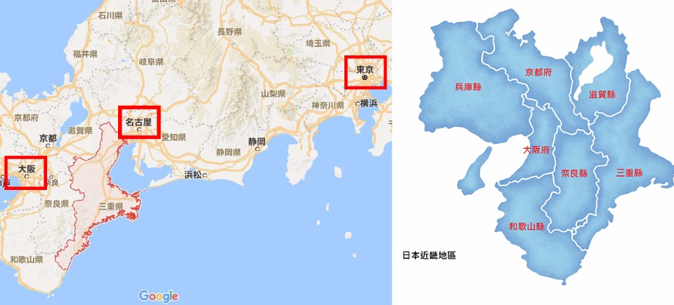 三重位置圖(擷取至google)