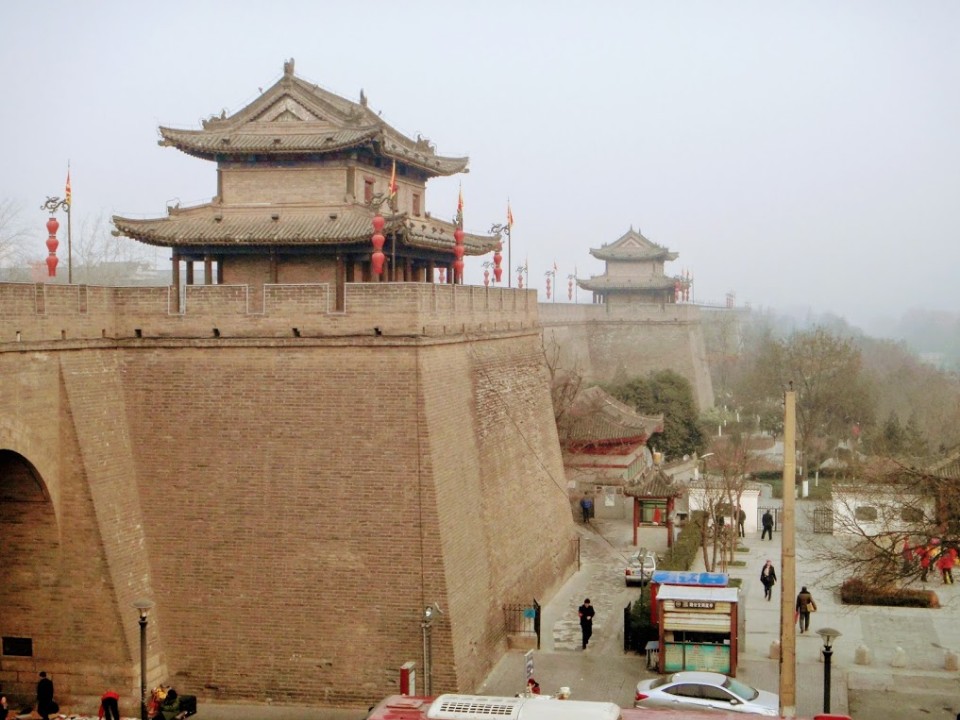 【旅遊】冬遊中國大陸河南陜西 (5) - 西安古城牆、大雁塔