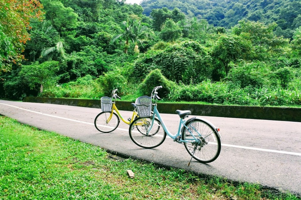 【旅遊】宜蘭「梅花湖」騎單車環湖趣，發現魯夫「惡魔果實」、吳