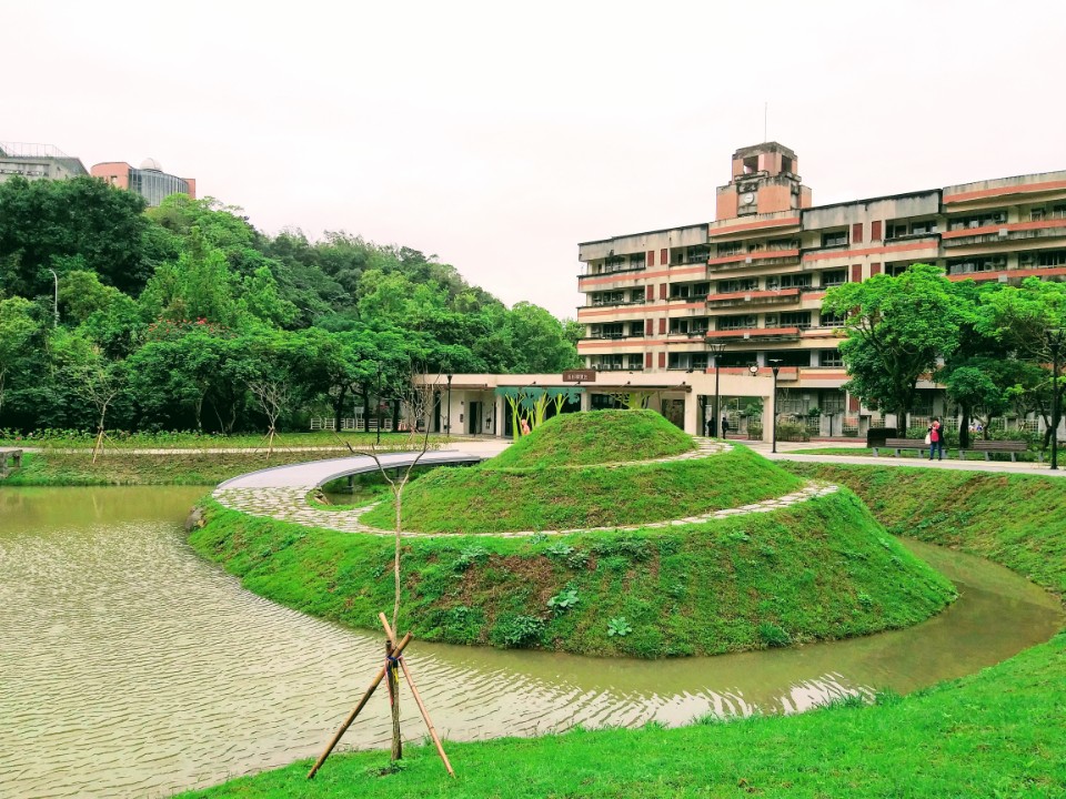 【旅遊】台北市信義區「永春陂濕地公園」城市綠地新景點，四獸山