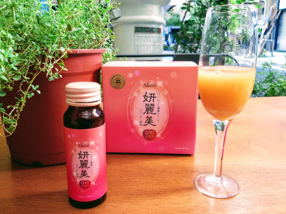 【生活】妍麗美「Q10蜜桃飲」膠原蛋白飲品