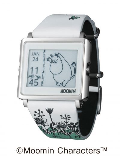 Moomin Smart Canvas 電子紙療癒手錶 圖/世紀奧美提供