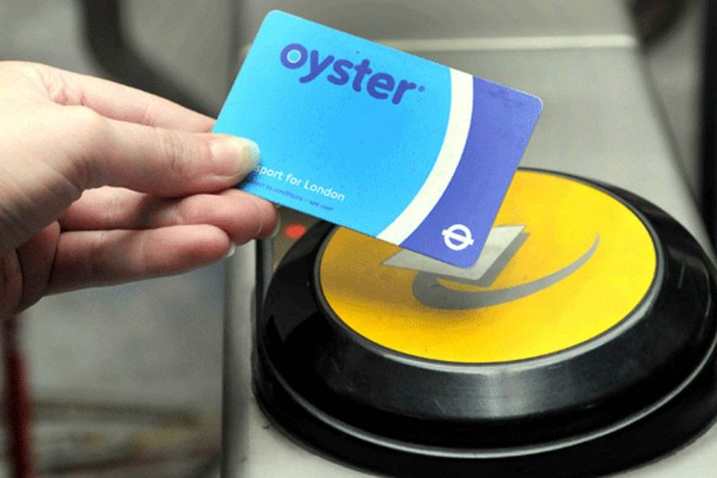 Oyster Card的樣式（圖片來源：擷取自網路）