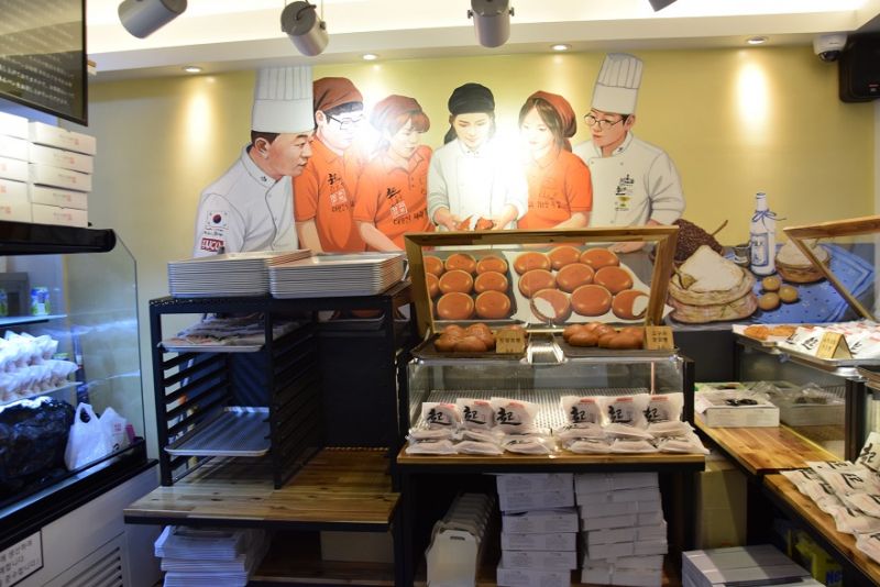 近來大邱的紅豆麵包紅翻全韓國。（圖片來源：方雯玲攝）