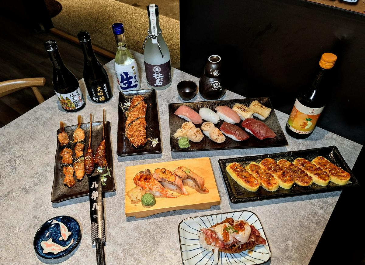 【美食】「八串八」串燒、烤物、壽司，新莊居酒屋推薦、新莊日本