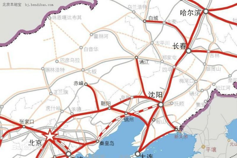 京哈高鐵貫穿東北精華旅遊路段。(圖片來源:北京本地寶)