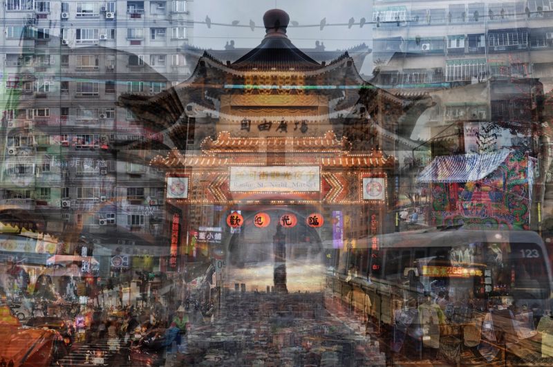 〈City Illusion_Taipei, 2014〉／交疊的城市記憶，交錯的旅行軌跡，都將成為你的獨家影像。圖／章潔 提供