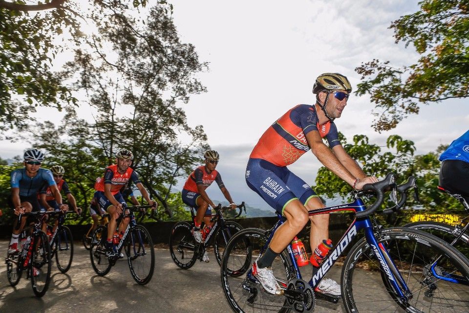環法等三大滿貫賽四度總冠軍Vincenzo Nibali(尼巴利)參加第十七屆美利達盃單車嘉年華(美利達自行車提供)