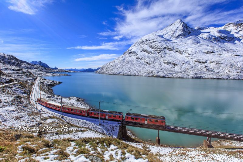 圖／乘著百年鐵道，爬升至海拔3,454公尺也就是全歐洲最高的少女峰車站（Jungfraujoch），光想像似乎就能感受壯闊氣勢／Peter Hong提供
