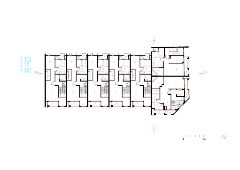 三層平面圖；圖片提供：沈庭增建築師事務所