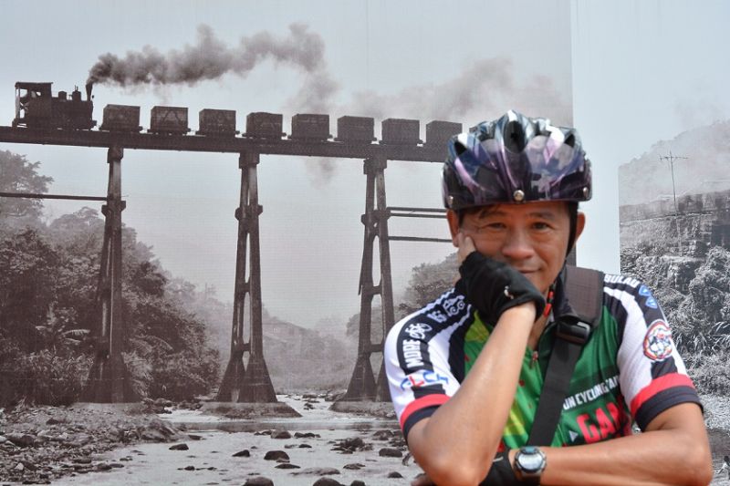 台灣樂活自行車協會林惠忠，曾任職捷安特自行車新文化基金會副執行長，著有《慢騎-分段踩遊台灣 & 22個小鎮》、《台灣單車風情畫》。（林惠忠提供）