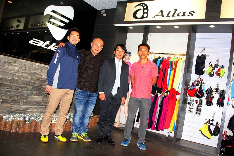 Atlas亞特力士立足台灣、放眼國際，贊助全球職業車隊更是不遺餘力，品質經得起最嚴酷的淬鍊。(蔡克辰攝)