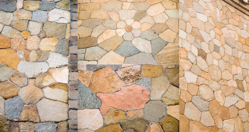 虎皮牆以銅鑲嵌於卵石間，是牟氏莊園主人設計的獨家工藝。圖片來源：山東繁體旅遊網