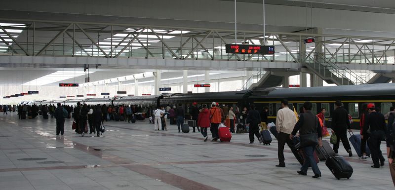拉薩車站是火車旅程的終點，同時也是西藏行旅的起點。