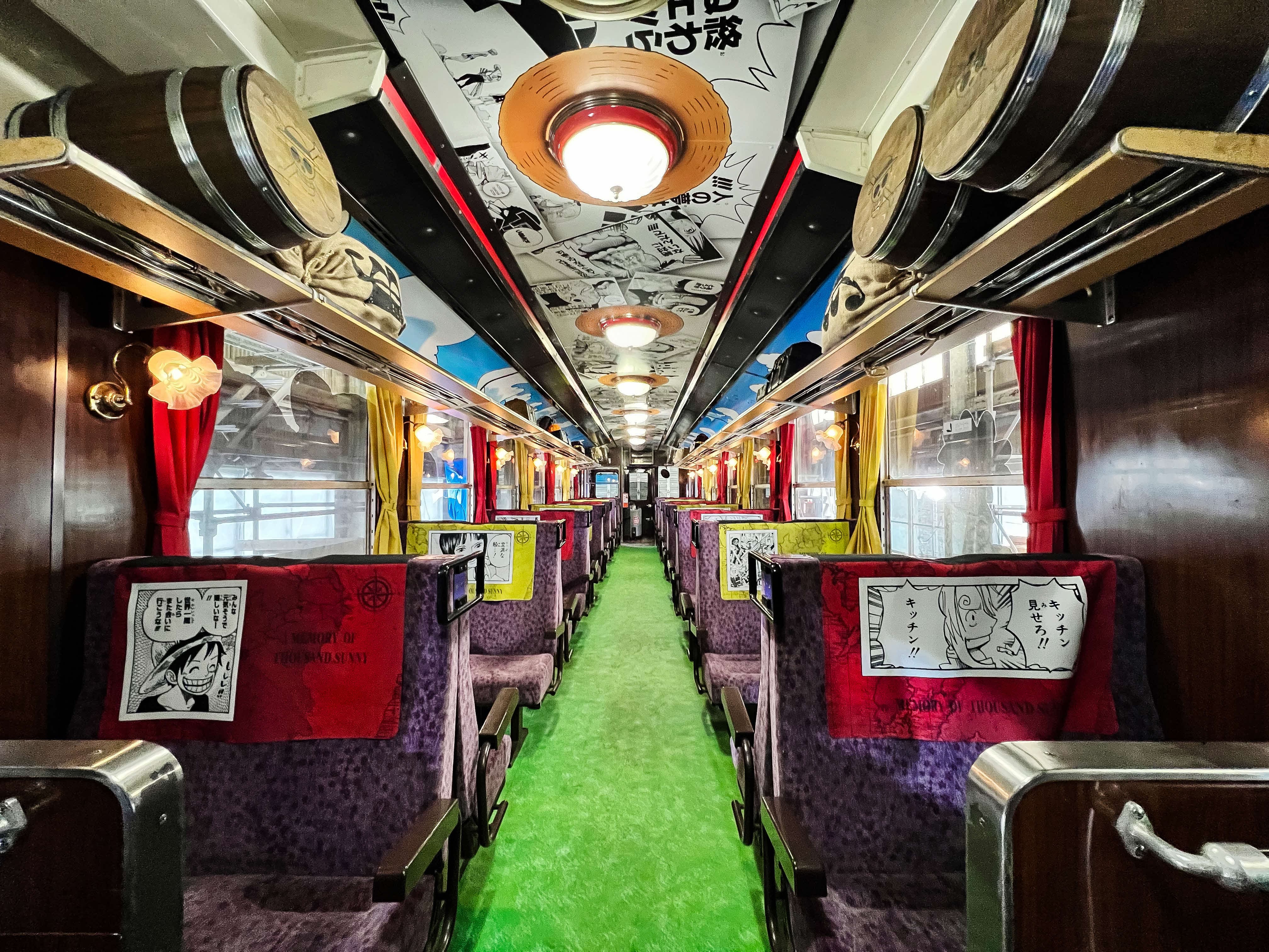 「航海王陽光號列車」（ONE PIECE×南阿蘇鉄道　サニー号トレイン）©Eiichiro Oda/Shueisha