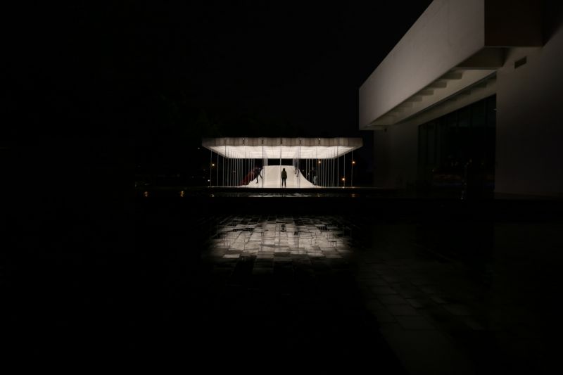 《浮光之間》夜間面貌；圖片提供：沈庭增建築製作