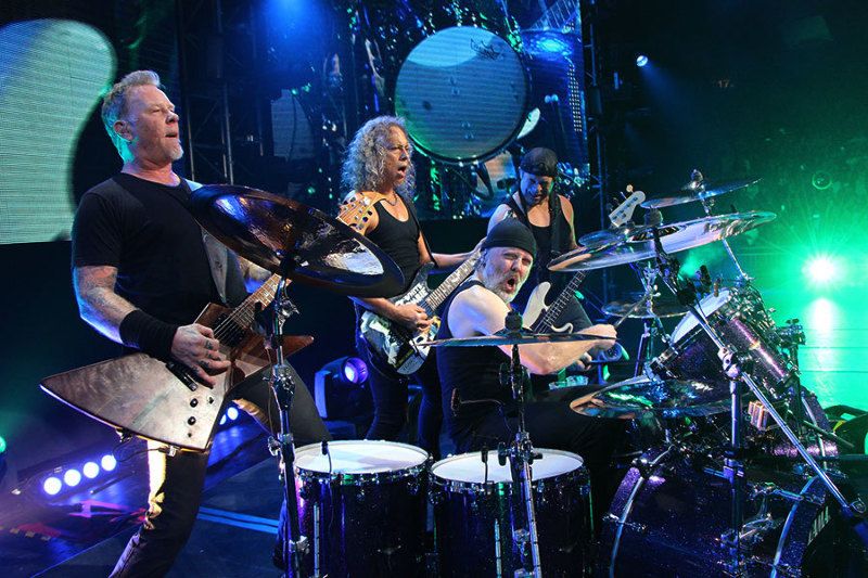 Metallica當天演出的曲目以經典的同名專輯與新作為主（圖片來源：Metallica官方網站）