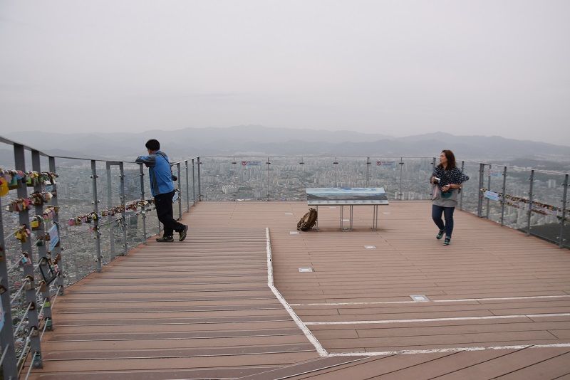 前山瞭望台可俯瞰大邱城市全景。（圖片來源：方雯玲攝）
