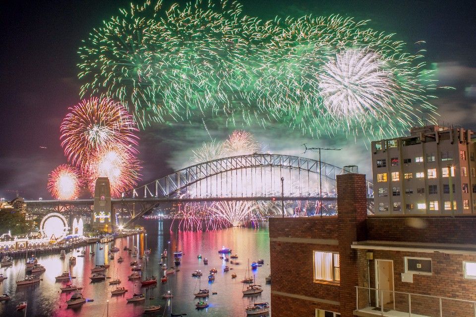 跨年不可錯過的大戲，就是世界遺產雪梨歌劇院與港灣大橋的煙火秀。（照片來源：欣傳媒）