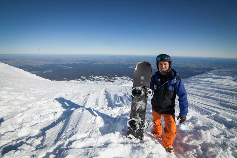 紐西蘭Turoa滑雪場 (David Huang教練提供)