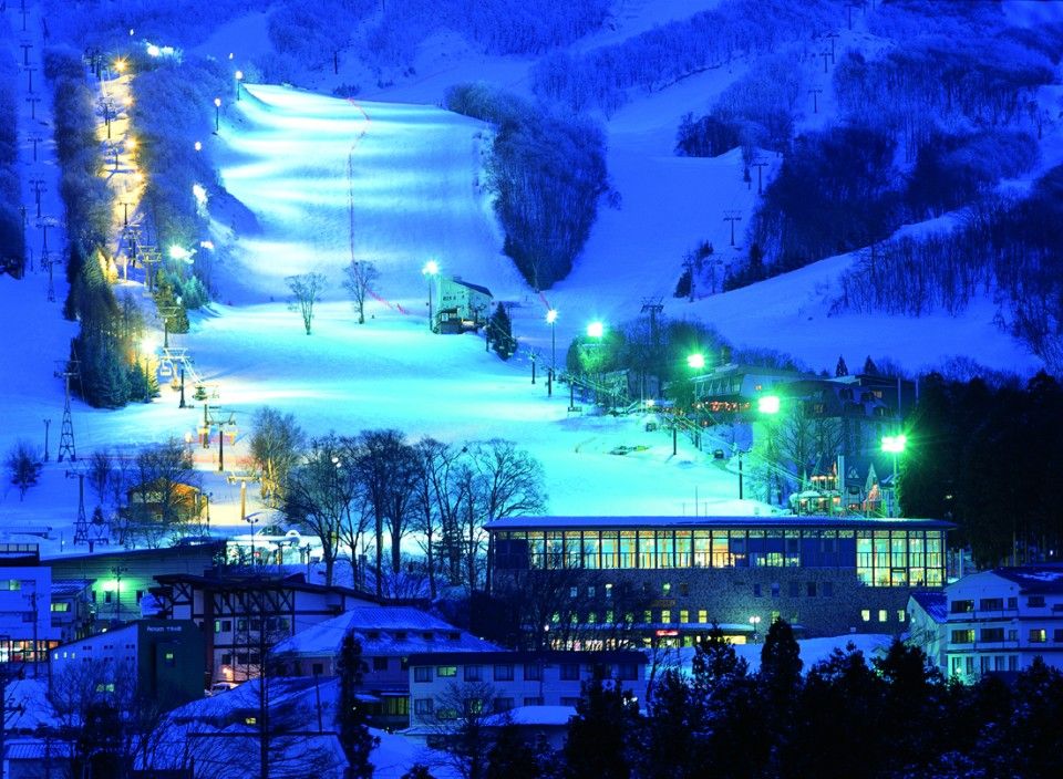 藏王溫泉滑雪場-上之台夜滑