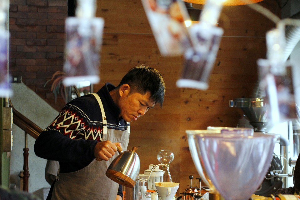 聖塔咖啡是許多嘉義人都推薦的咖啡館。（攝影／散客）