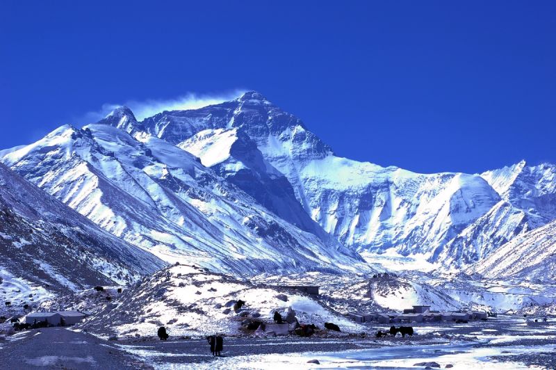 西藏自治區_珠峰大本營的風景(欣傳媒圖庫)