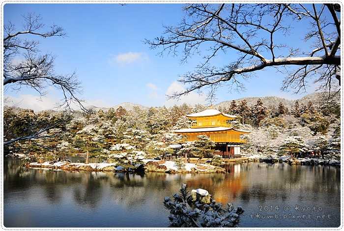 京都雪景 可遇不可求的雪金閣 欣傳媒