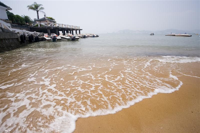 花園中有海灘，超豪華。圖片來源:福建海峽旅遊網www.fjta.com.tw