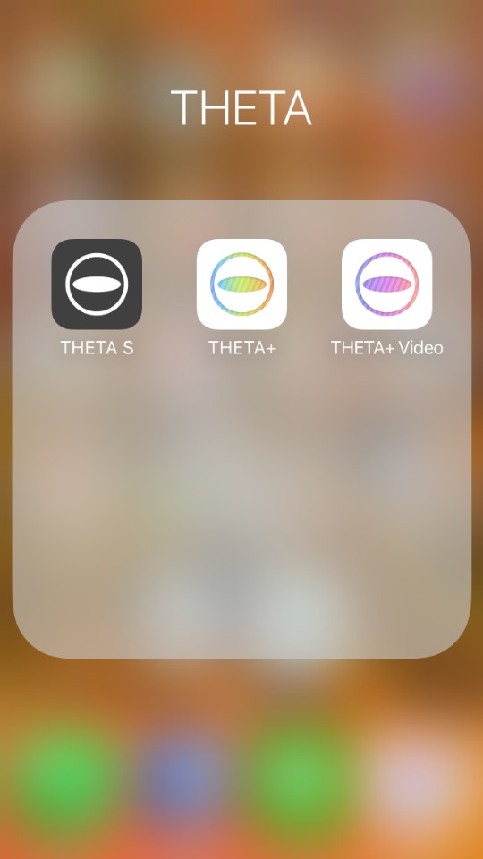手機app沿用「Theta S」 圖/翻攝自手機