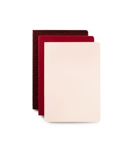 Notebook_Large_3pcs_Pink_2；圖片提供/DesignButik