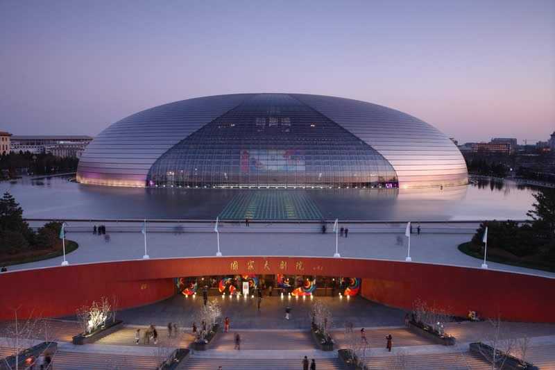 中國10大新建築奇蹟之一北京國家大劇院 欣傳媒