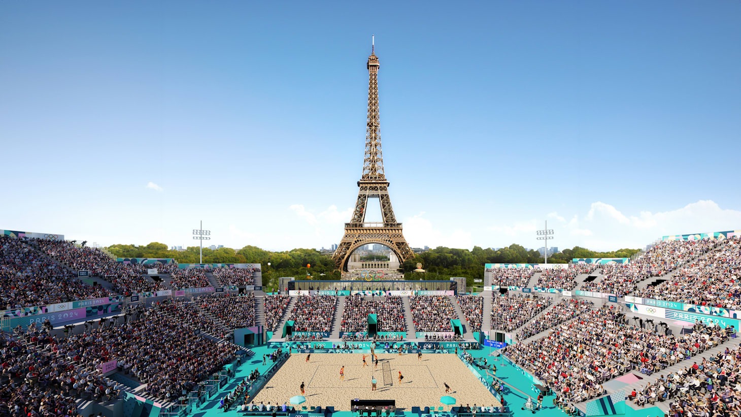 在艾菲爾鐵塔前打沙灘排球！盤點2024巴黎奧運8個場館，凡爾賽宮、傷兵院等巴黎地標都成為了比賽場地