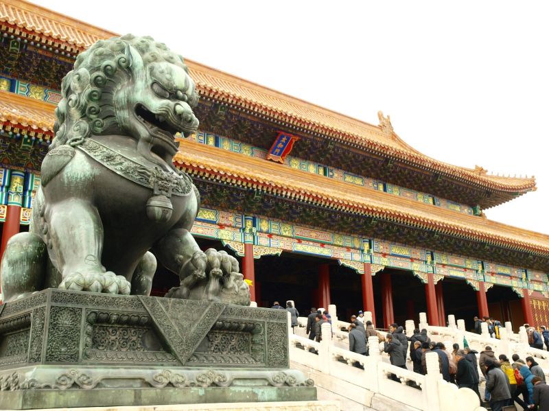 北京最重要景點紫禁城(故宮)，就在地鐵一號線上。(圖片來源 欣傳媒)