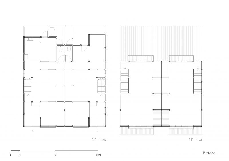 「青田居」改造後前平面圖；圖片提供：大山建築與室內設計團隊