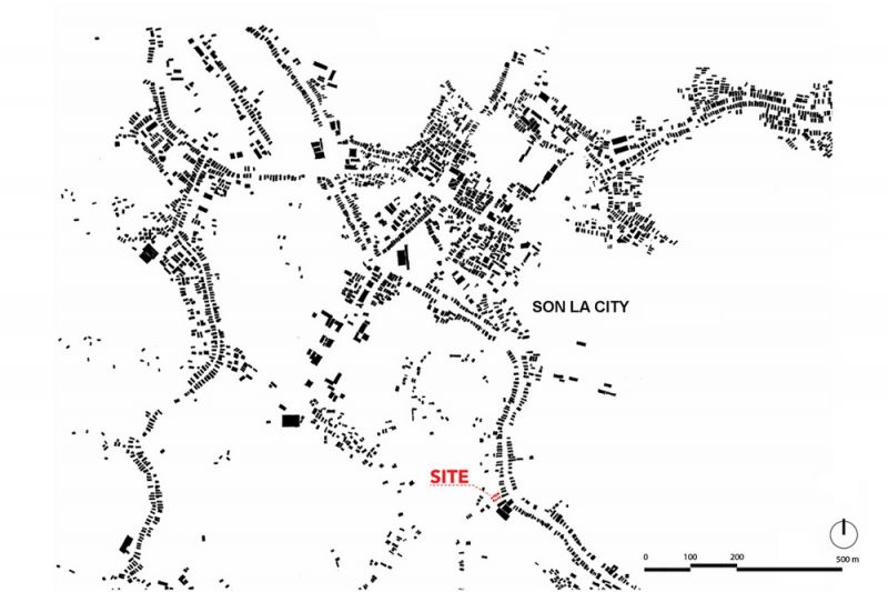 基地圖；圖片提供／Vo Trong Nghia Architects