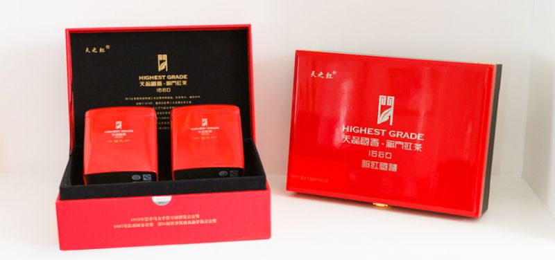 包裝精美的祁門紅茶。圖片來源:安徽繁體官網http://bit.ly/1RrPEo8