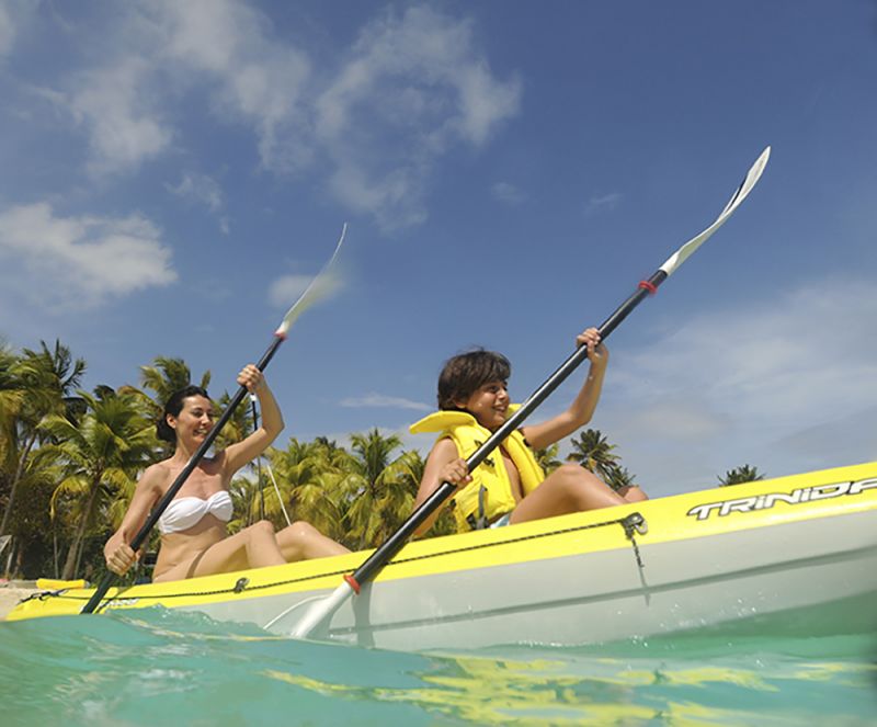 體驗獨木舟的樂趣。（圖片提供：Club Med）